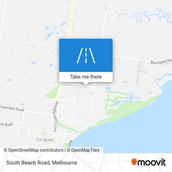 South Beach Road map