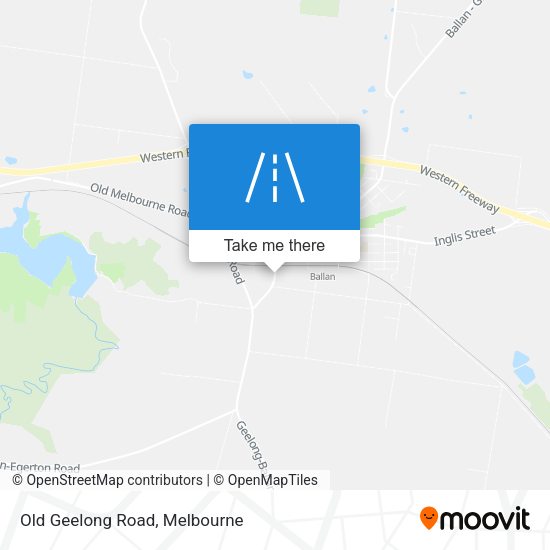 Old Geelong Road map