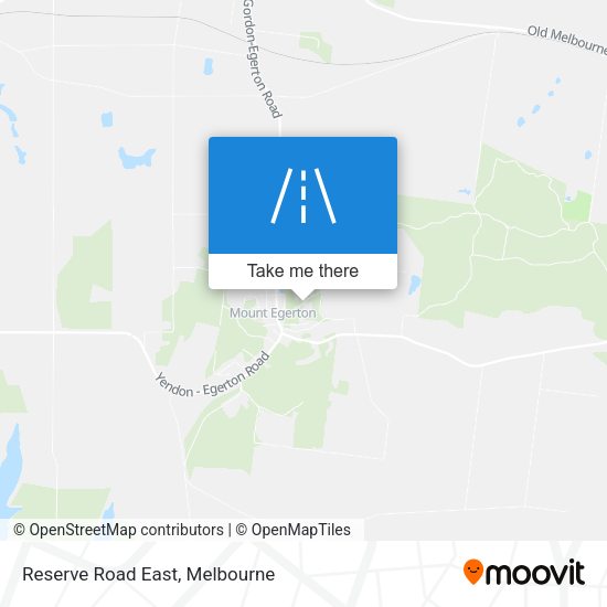 Reserve Road East map