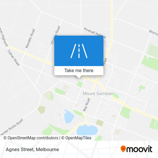 Agnes Street map