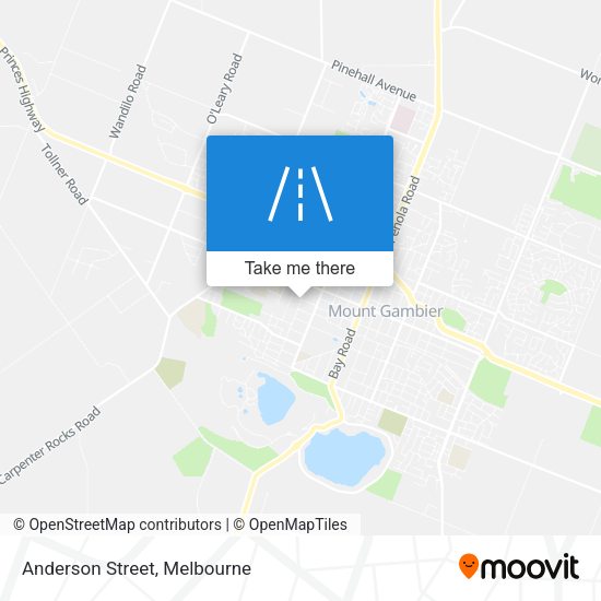 Anderson Street map