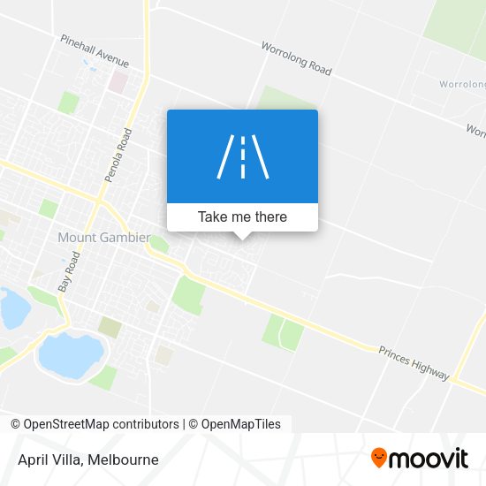April Villa map