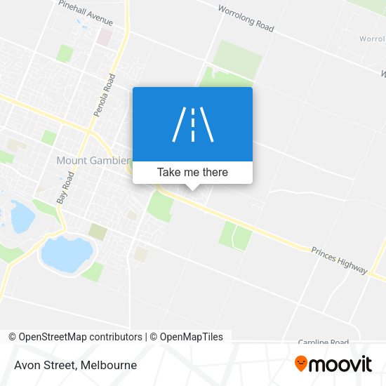 Avon Street map