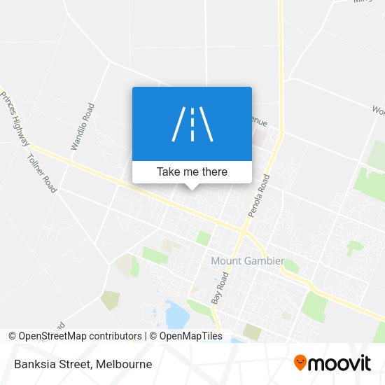 Banksia Street map