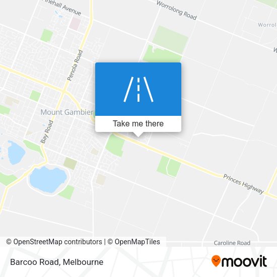 Barcoo Road map