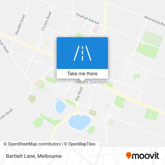 Bartlett Lane map