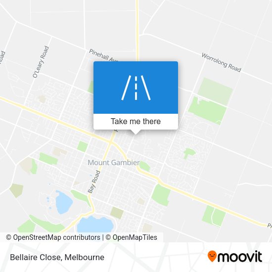 Bellaire Close map