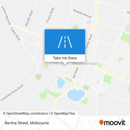 Bertha Street map