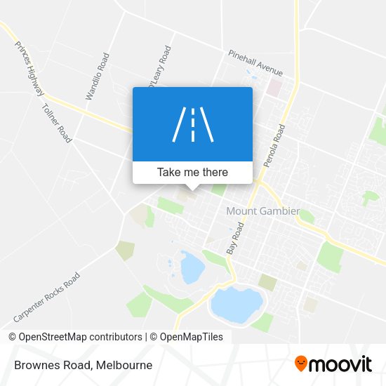 Brownes Road map