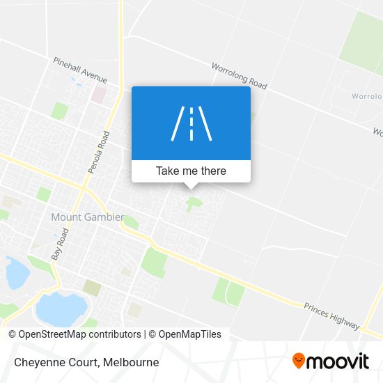 Cheyenne Court map