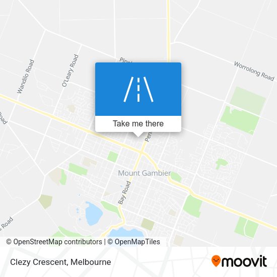 Clezy Crescent map