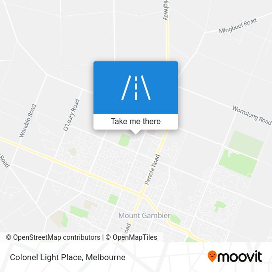 Colonel Light Place map