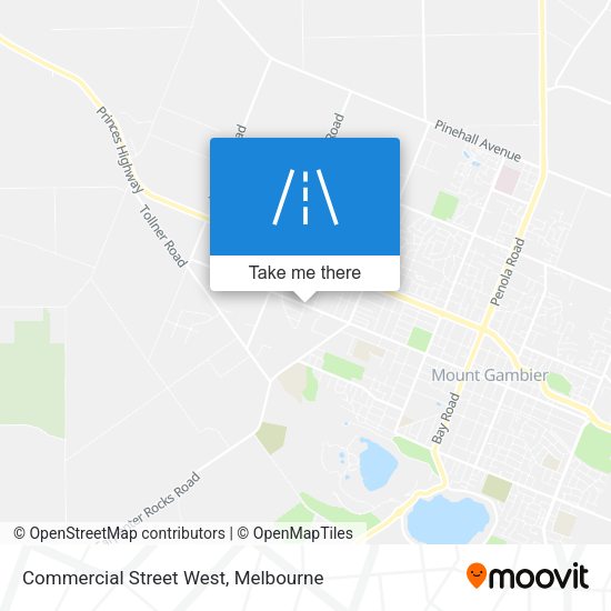 Commercial Street West map
