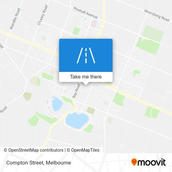 Compton Street map