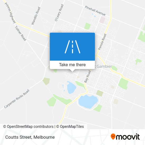 Coutts Street map
