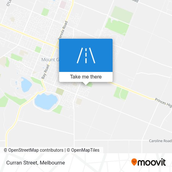 Curran Street map