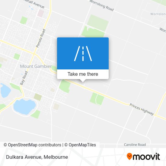 Dulkara Avenue map