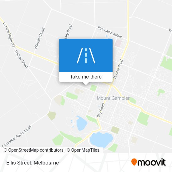 Ellis Street map