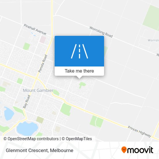 Glenmont Crescent map