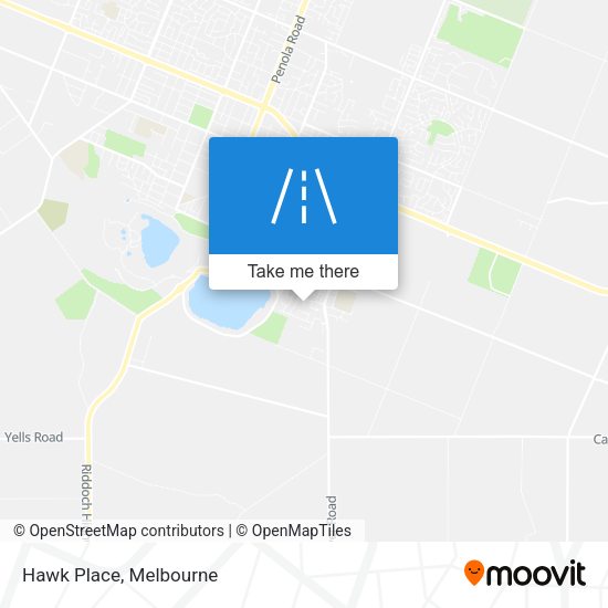 Hawk Place map