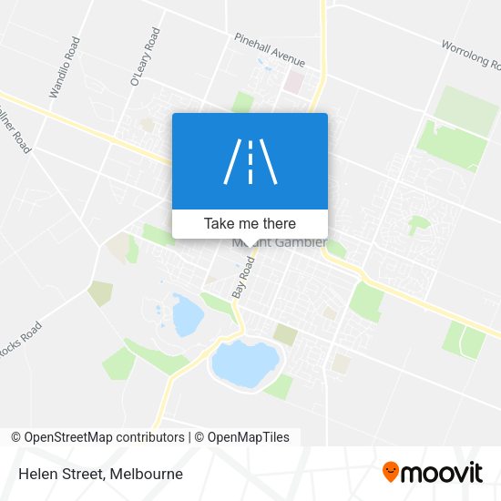 Helen Street map