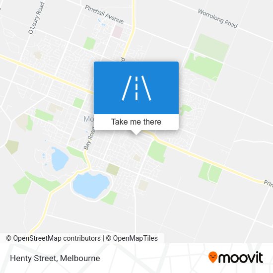 Henty Street map