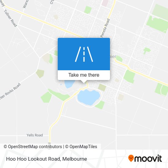 Hoo Hoo Lookout Road map