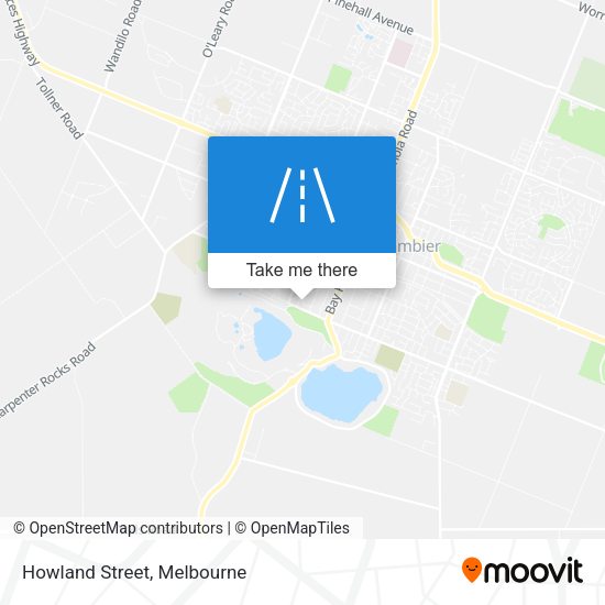 Howland Street map