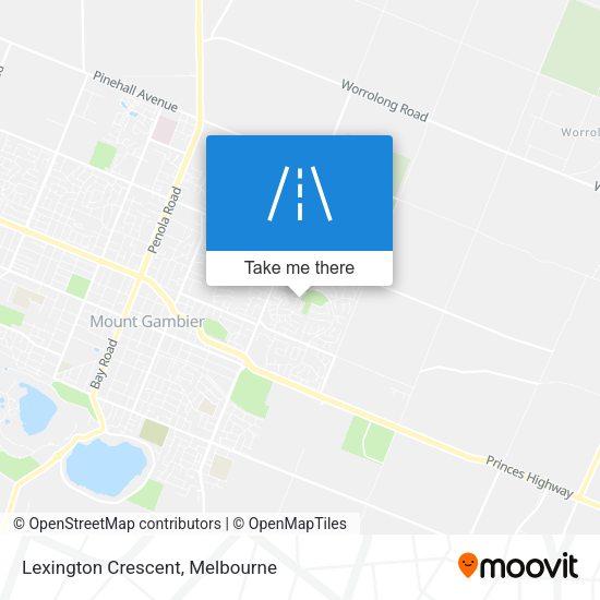 Lexington Crescent map