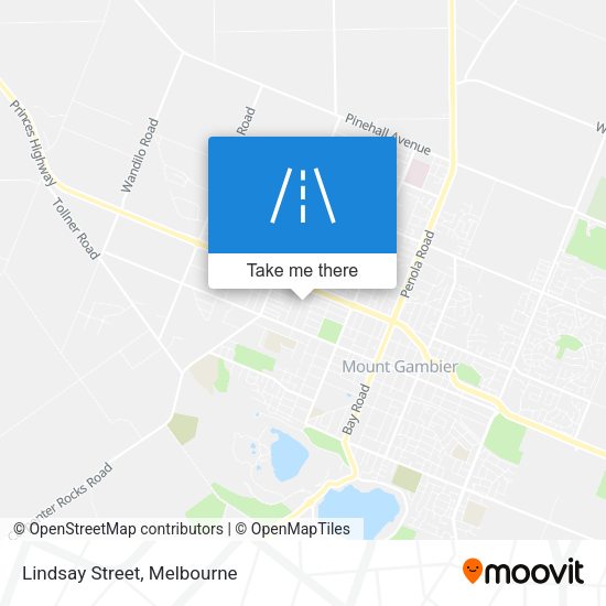 Lindsay Street map