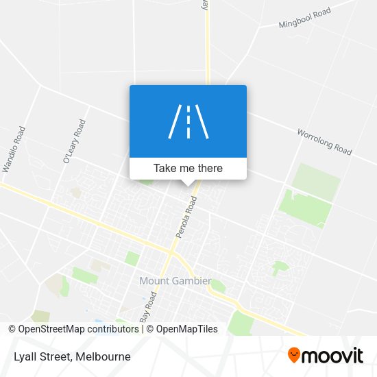 Lyall Street map