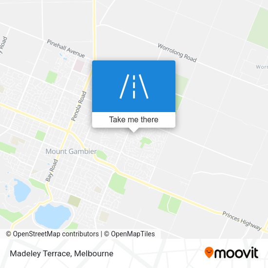 Madeley Terrace map