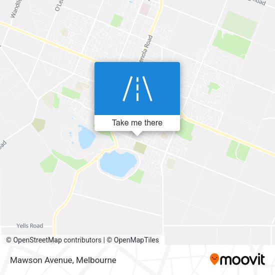 Mawson Avenue map