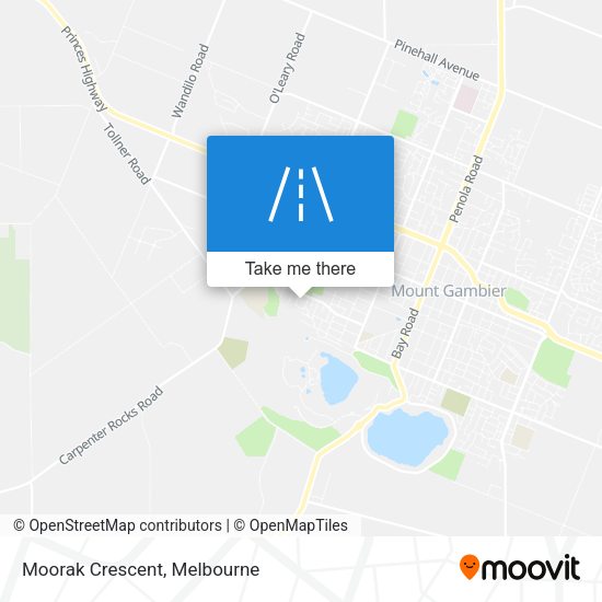 Moorak Crescent map