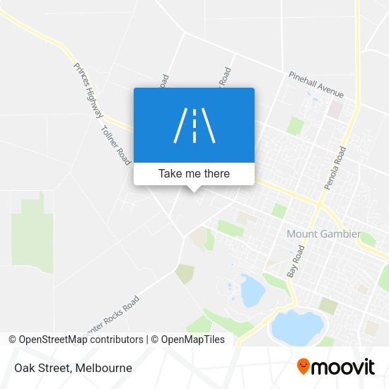 Oak Street map