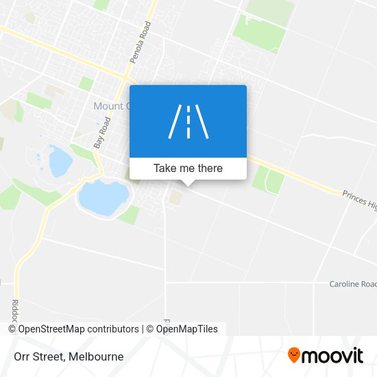 Orr Street map