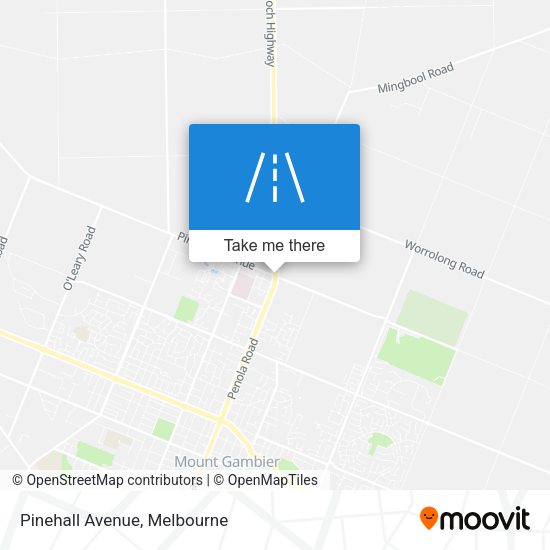 Pinehall Avenue map