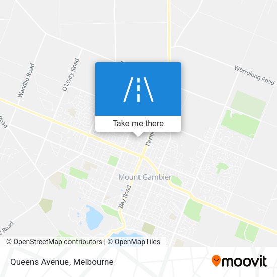 Queens Avenue map