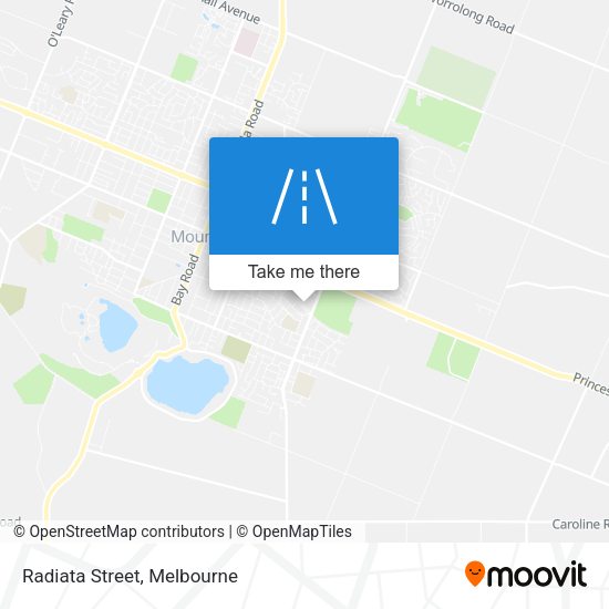 Radiata Street map