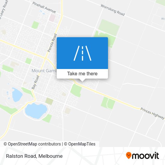 Ralston Road map