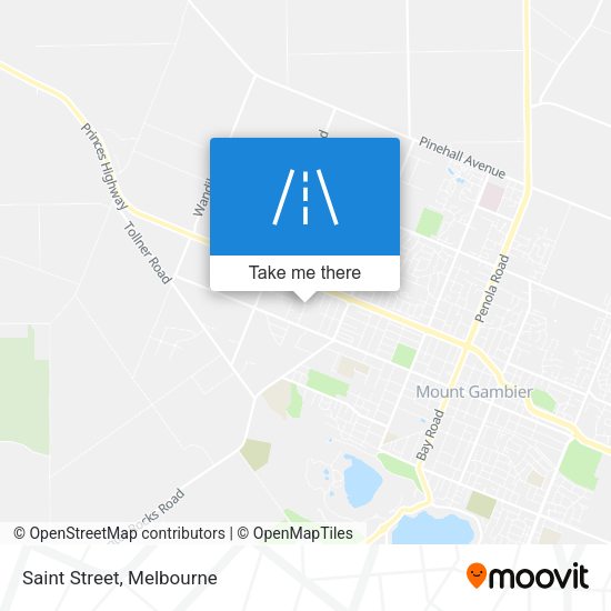 Saint Street map