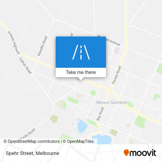 Spehr Street map