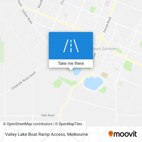 Valley Lake Boat Ramp Access map