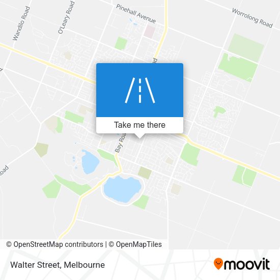 Walter Street map