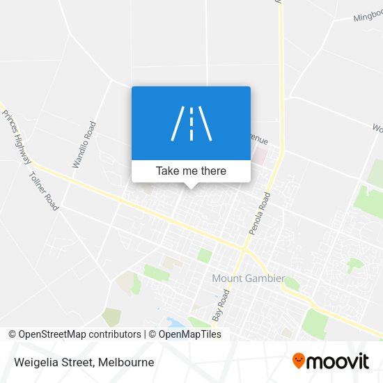 Weigelia Street map