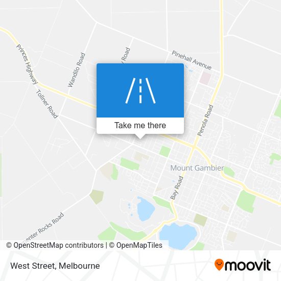 West Street map