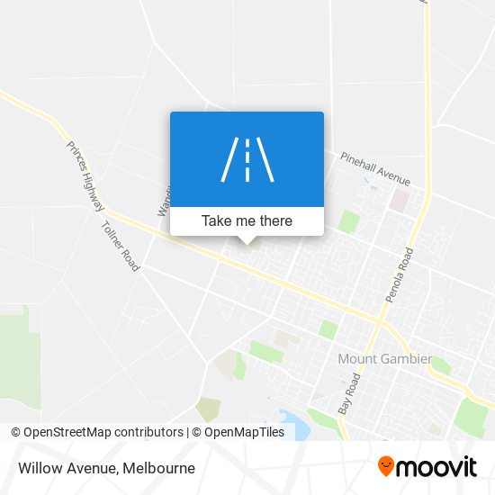 Willow Avenue map