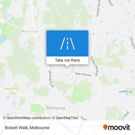 Bickett Walk map