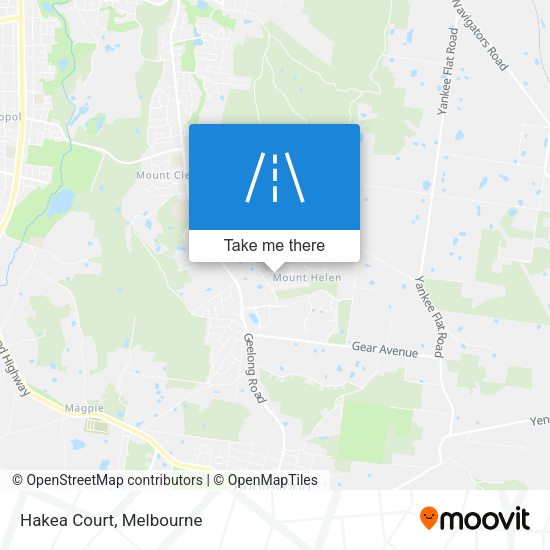 Hakea Court map