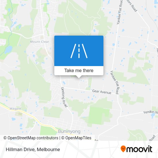 Hillman Drive map